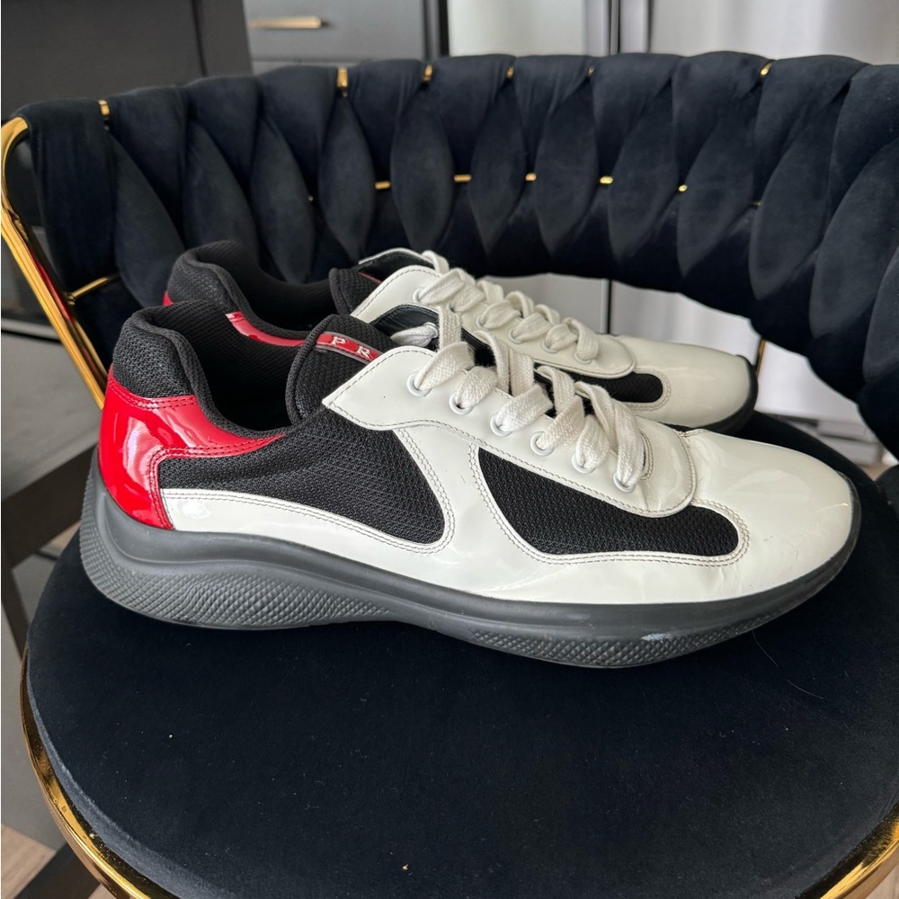 Prada sneakers America low cup shoes